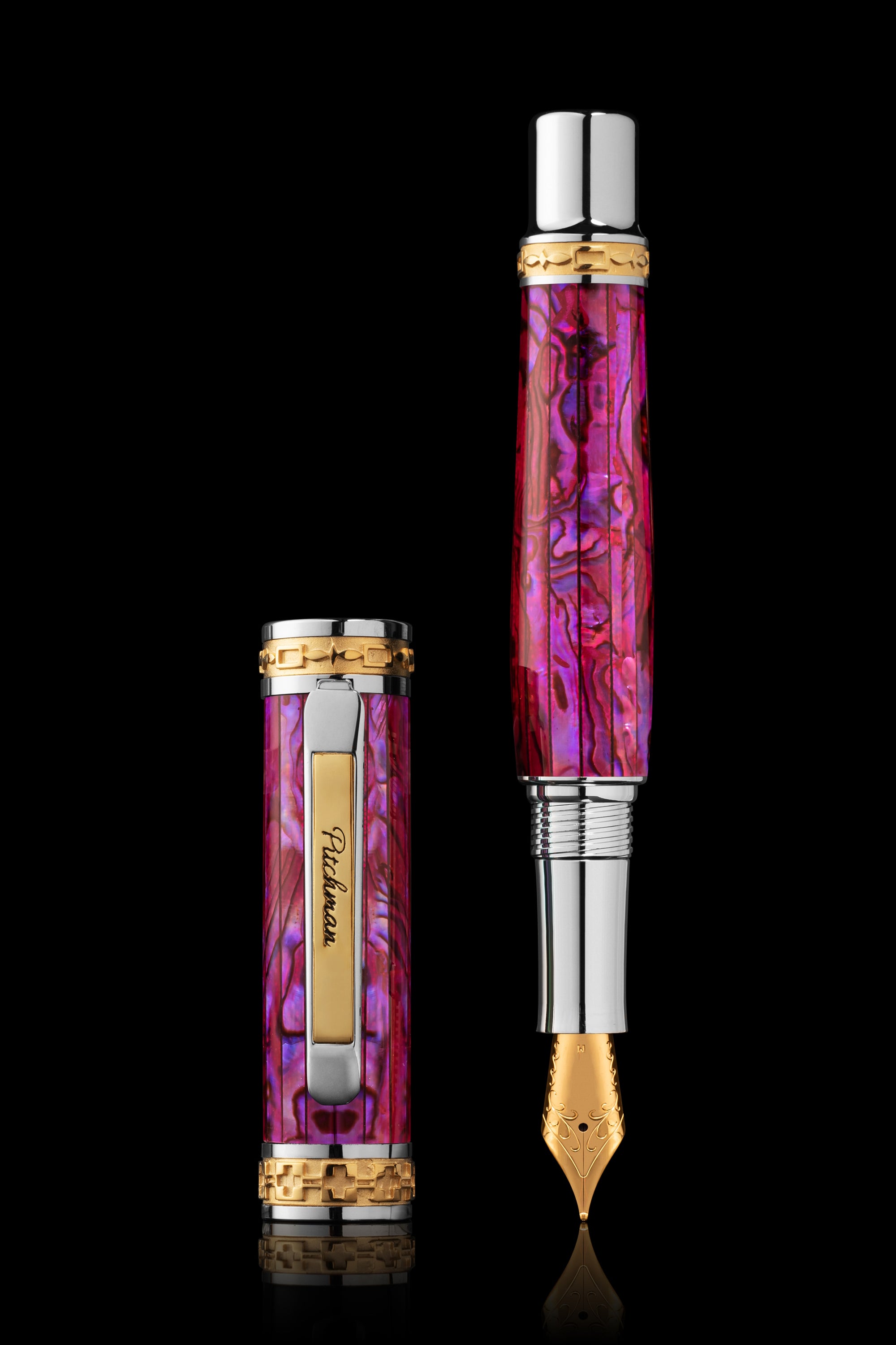 Closer LUXE Pink Abalone Shell Fountain Pen