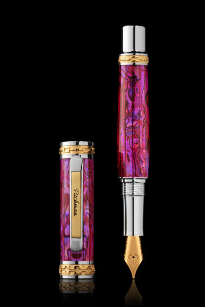 Closer LUXE Pink Abalone Shell Fountain Pen