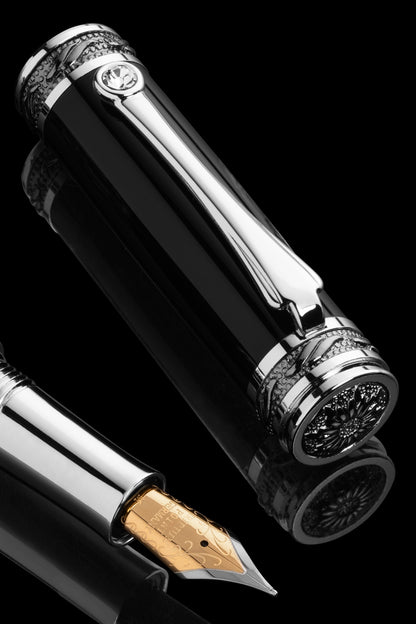 Pitchman Tycoon Black Fountain Pen - Deal Closing Pen
